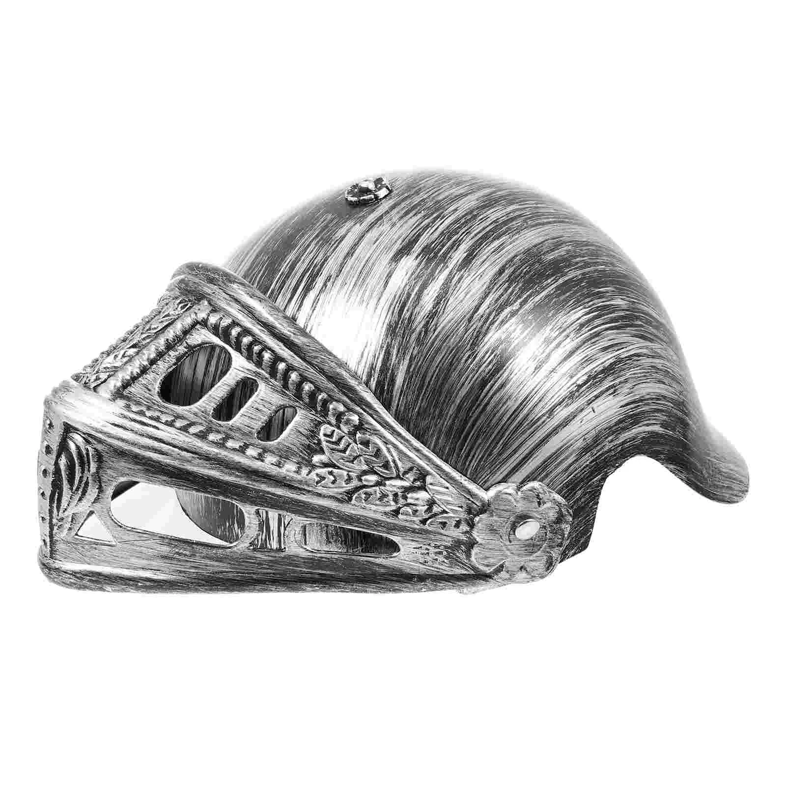 

Knight Warrior Hat Costume Roman Cosplay Toys Guys Bad The Viking Kids Greek Medieval Armour Decor Gladiator Plastic Barbuta