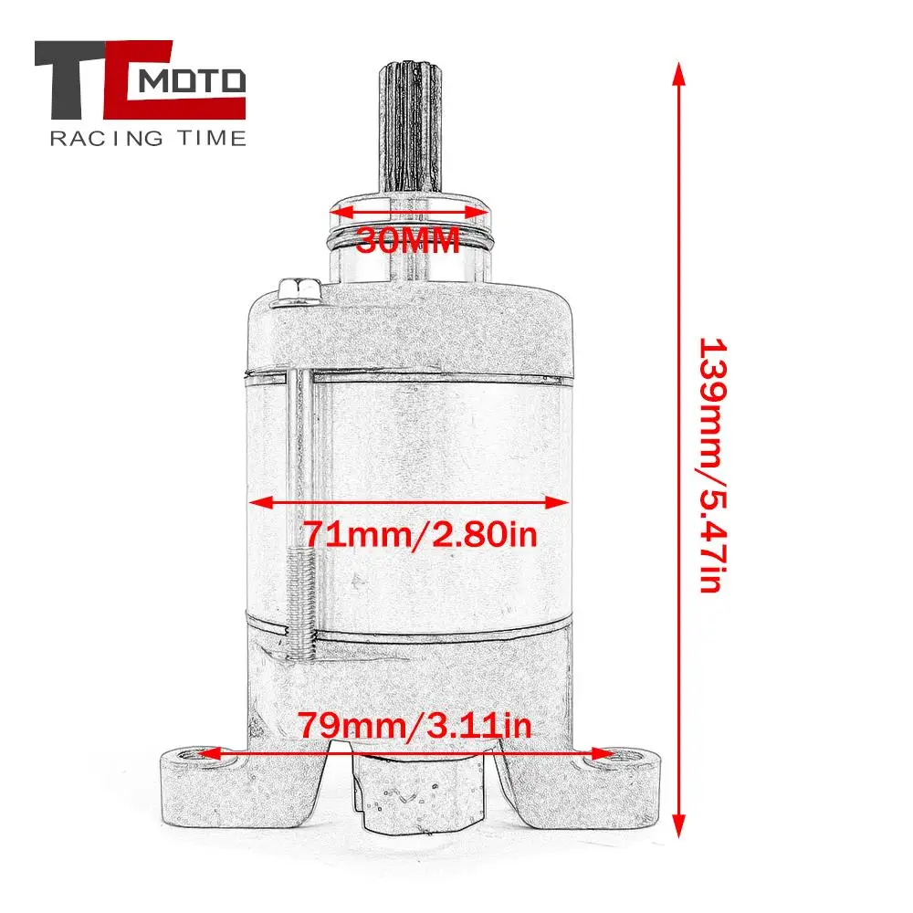 Двигатель стартера мотоцикла SH FС 125 150 ABS для Honda SH125 SH150 FES125 FES150 S-Wing Starter 31200-KTF-981