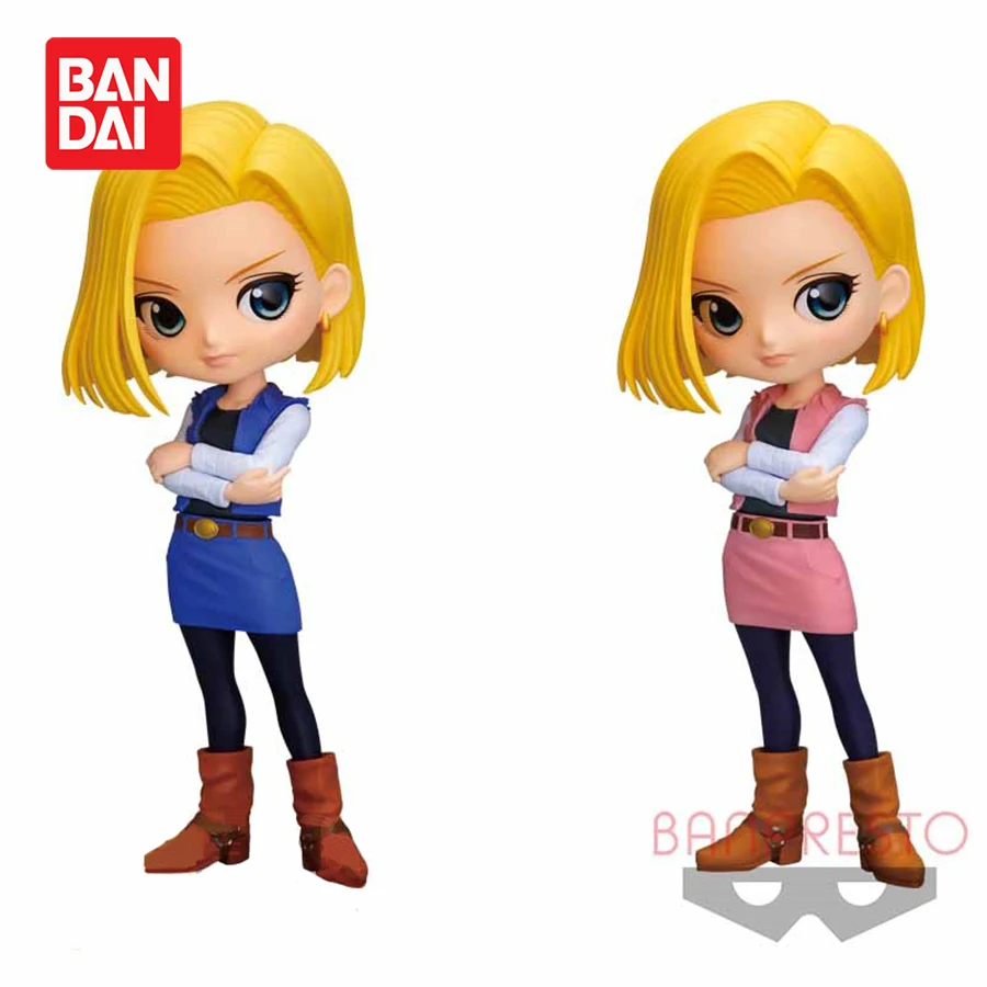 

Original Banpresto Dragon Ball Z Q Posket Android 18 Lazuli Action Figure Collectible Model Doll Toys Figurals Brinquedos