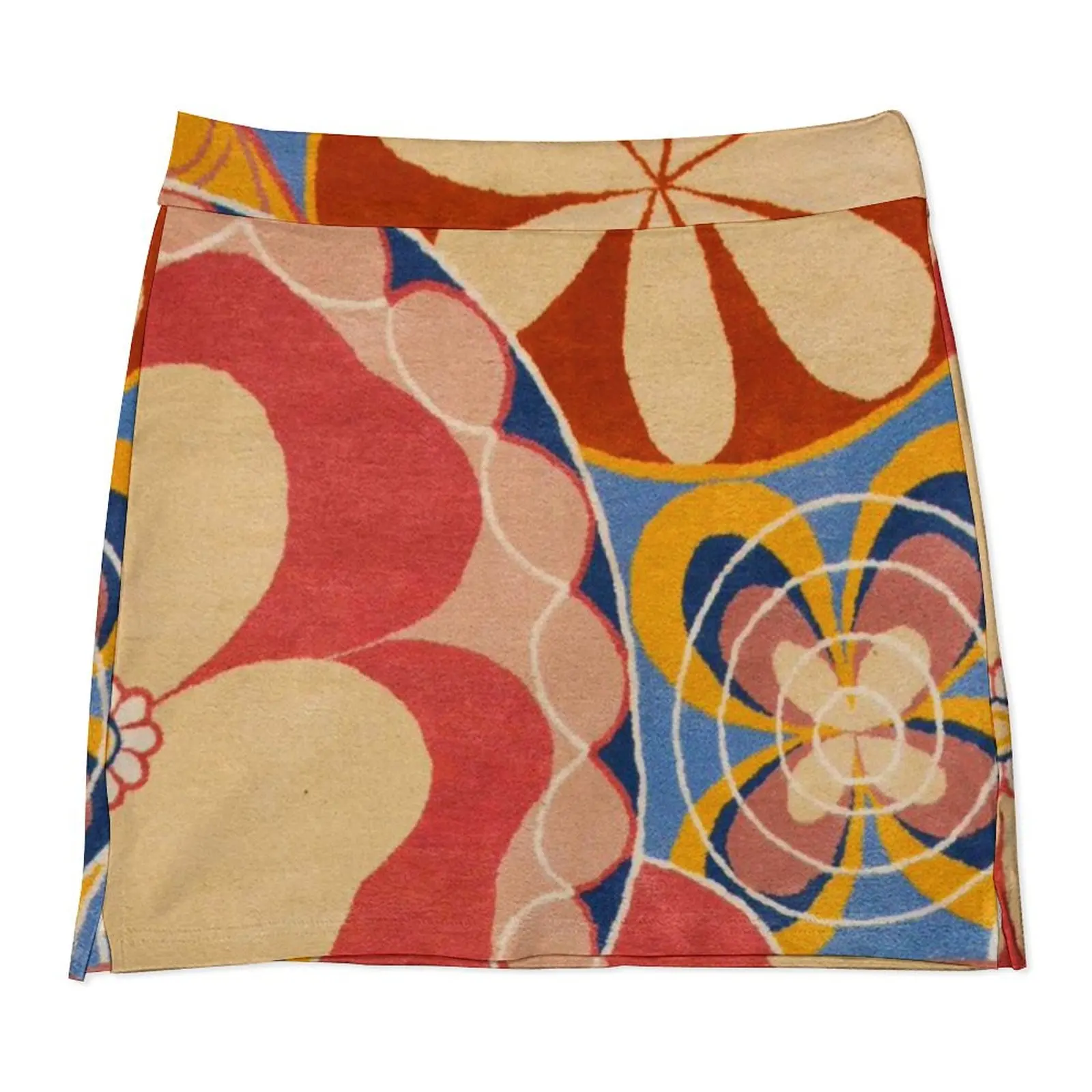 Мини юбка из полиэстера с принтом Hilma af Klin