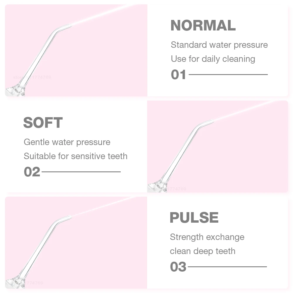 5 режимов ирригатор для полости рта USB перезаряжаемая водяная нить портативная