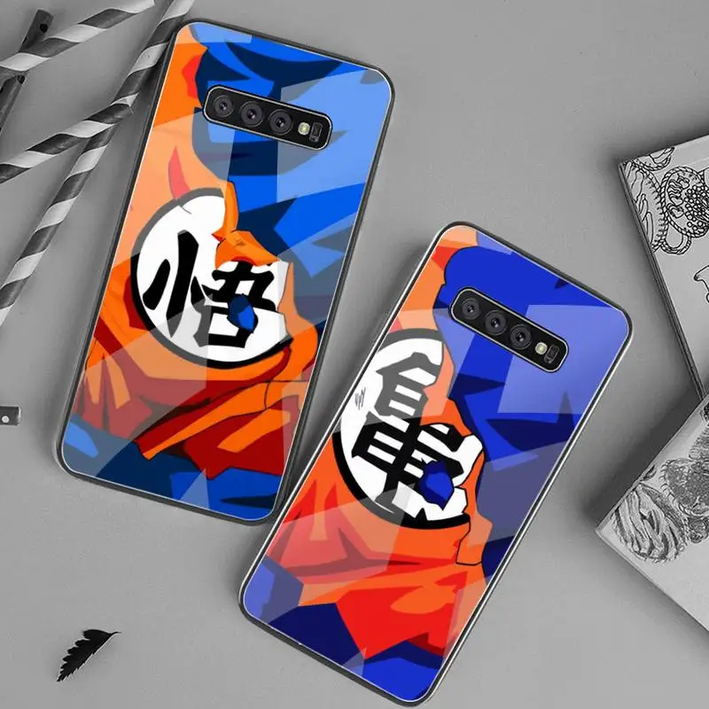 

Anime Dragon Ball Z Phone Case Tempered Glass For Samsung S20 Ultra S7 S8 S9 S10 Note 8 9 10 Pro Plus Cover