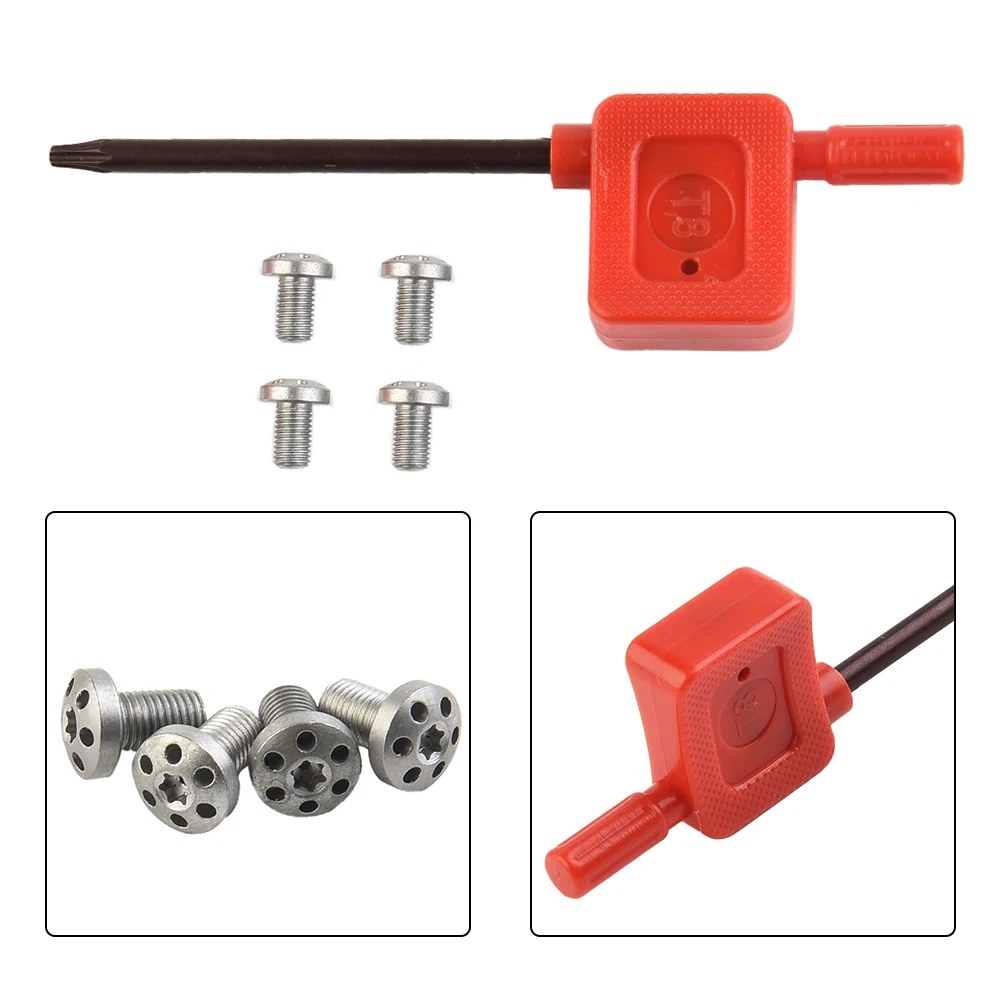 

Brand New Workshop T8 Torx Key Handle Grips Screws 1911 Handle Grips Screws 416 Stainless Steel M4 Thread T8 Torx Keys