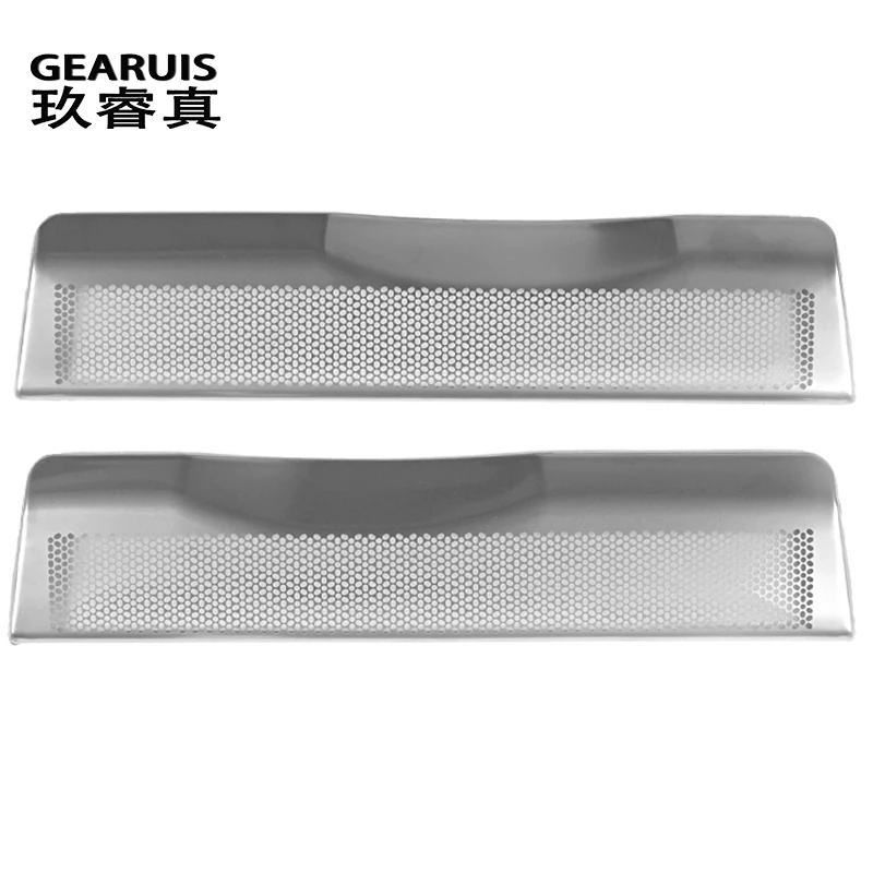 

Крышка на вентиляционное отверстие для Audi A6 C7 2012-2018, автомобильная колонка из нержавеющей стали с защитой от пыли на заднее сиденье, автомобильные аксессуары