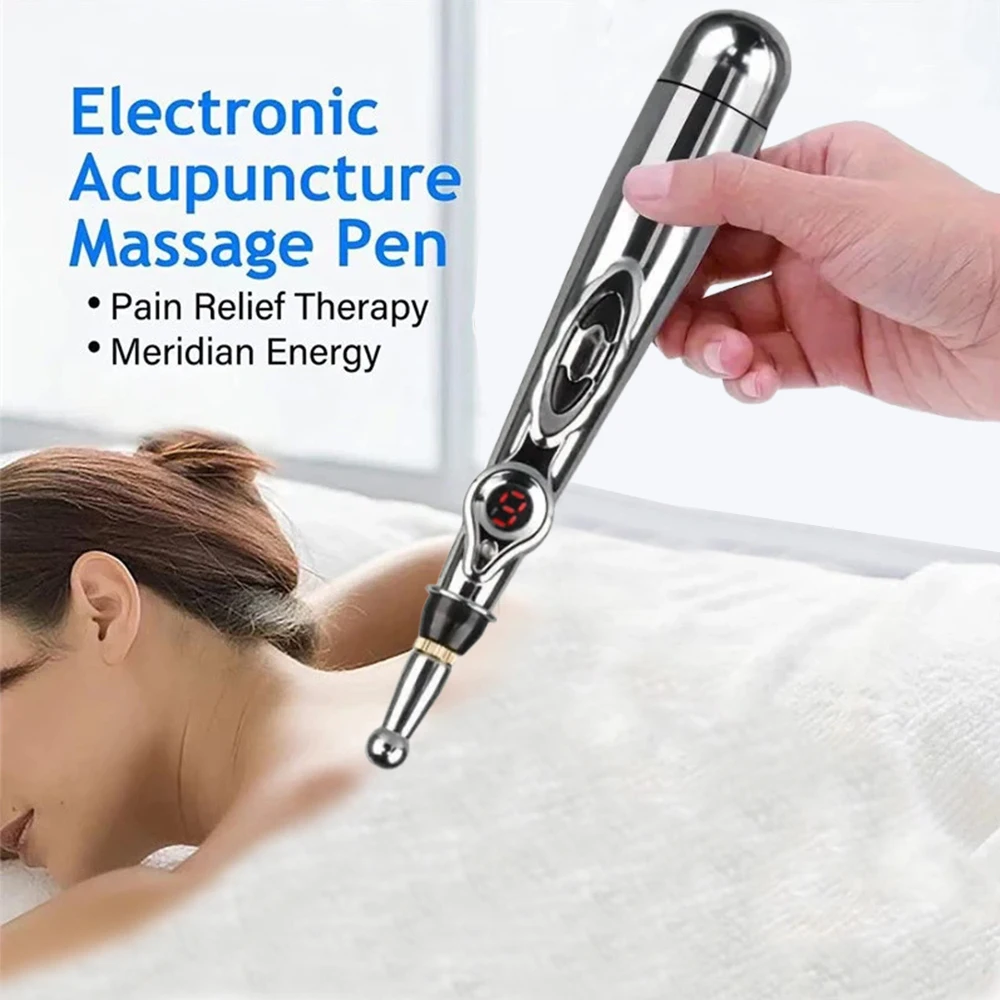 Электрическая массажная ручка Acupoint, устройство для облегчения боли ...