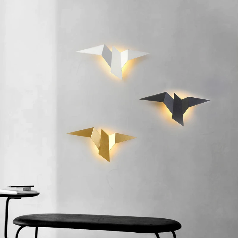 

Nordic Creative LED Wall Lamps For Bedroom Decoration Sconces Indoor Modern Lighting Home Stairs Living Room Bedside Lustres