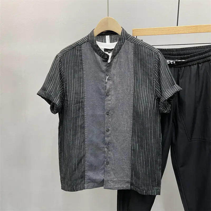 

Summer Shirts Clothes Short-sleeved T-shirts Men's 2022 New Trendy Tops All-match Handsome Trendy Shirts T-shirts