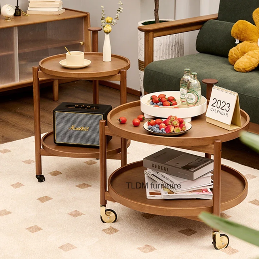 Trundle Salon Ночной журнальный столик Деревянный круглый садовый балкон Дизайн Стул