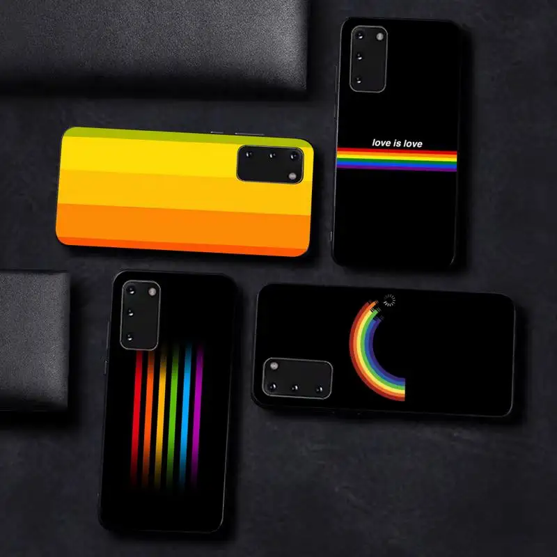 

Rainbow Pride Phone Case for Samsung S10 21 20 9 8 plus lite S20 UlTRA 7edge