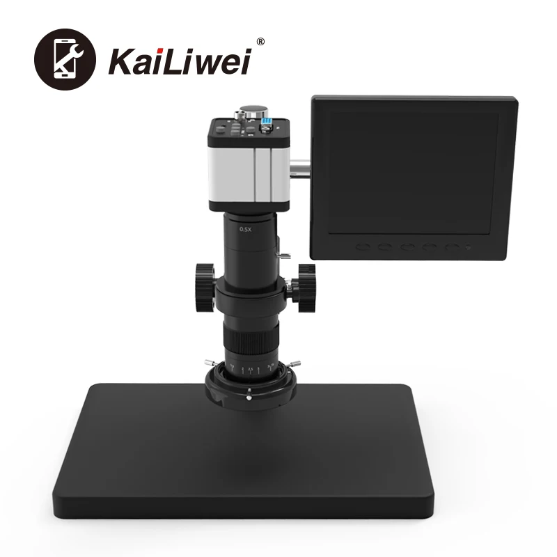 

Цифровой микроскоп Kailliwei с камерой 2,0 МП VGA с 8-дюймовым ЖК-дисплеем для промышленной переделки BGA