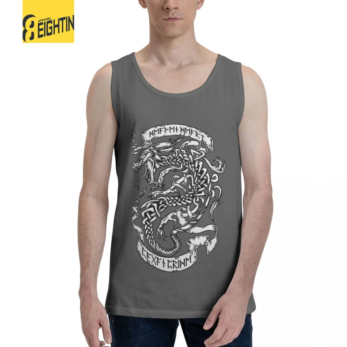 

DIY Men's T-Shirt Viking Old Pride Dragon Vintage Pure Cotton Tees Short Sleeve T Shirt Crewneck Tops 4XL 5XL