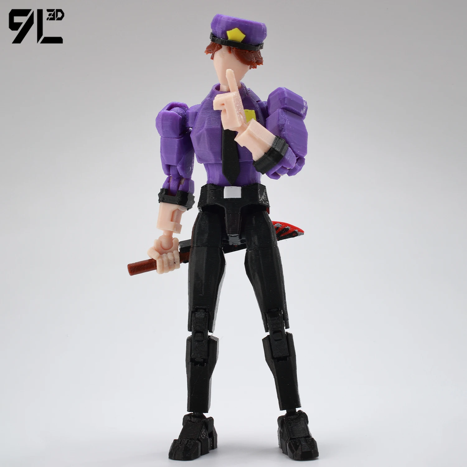 Фото Игровая фигурка Bear Midnight Harem из игры Five Nights at Freddy's (FNAF) 9L3D Printed Guard Titan13, с подвижными суставами, съемная, коллекционная игрушка №1