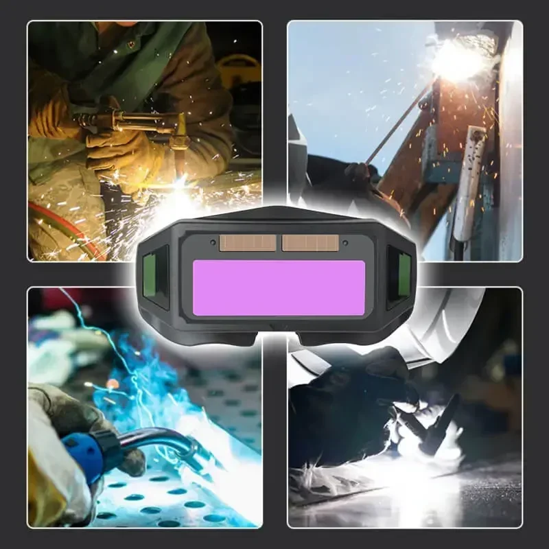 

men And Helmets Welding Panoramic Protection Strong Dimming Eclipse Glasses Automatic Goggles for Light Glasses Solar Welding