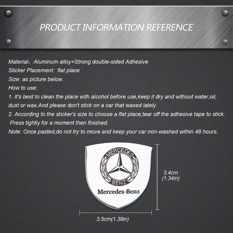 Автомобильная наклейка для Mercedes Benz Edition W202 W203 W204 C63 W210 W213 W212 W463 W464 G63 G55 W164 W176 GLA CLS SL