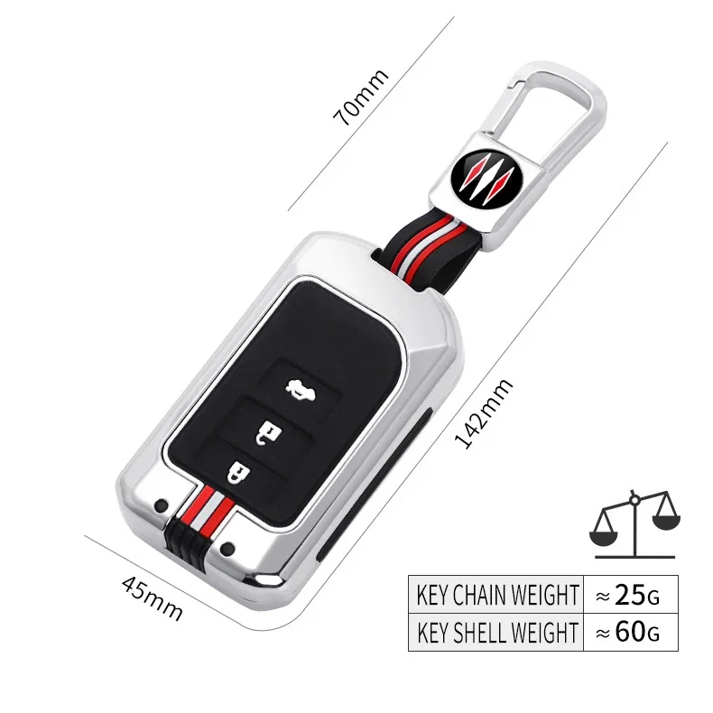 Металлический чехол для автомобильного ключа брелка Toyota Yaris Yarisl X Hiace Vios Verso Camry