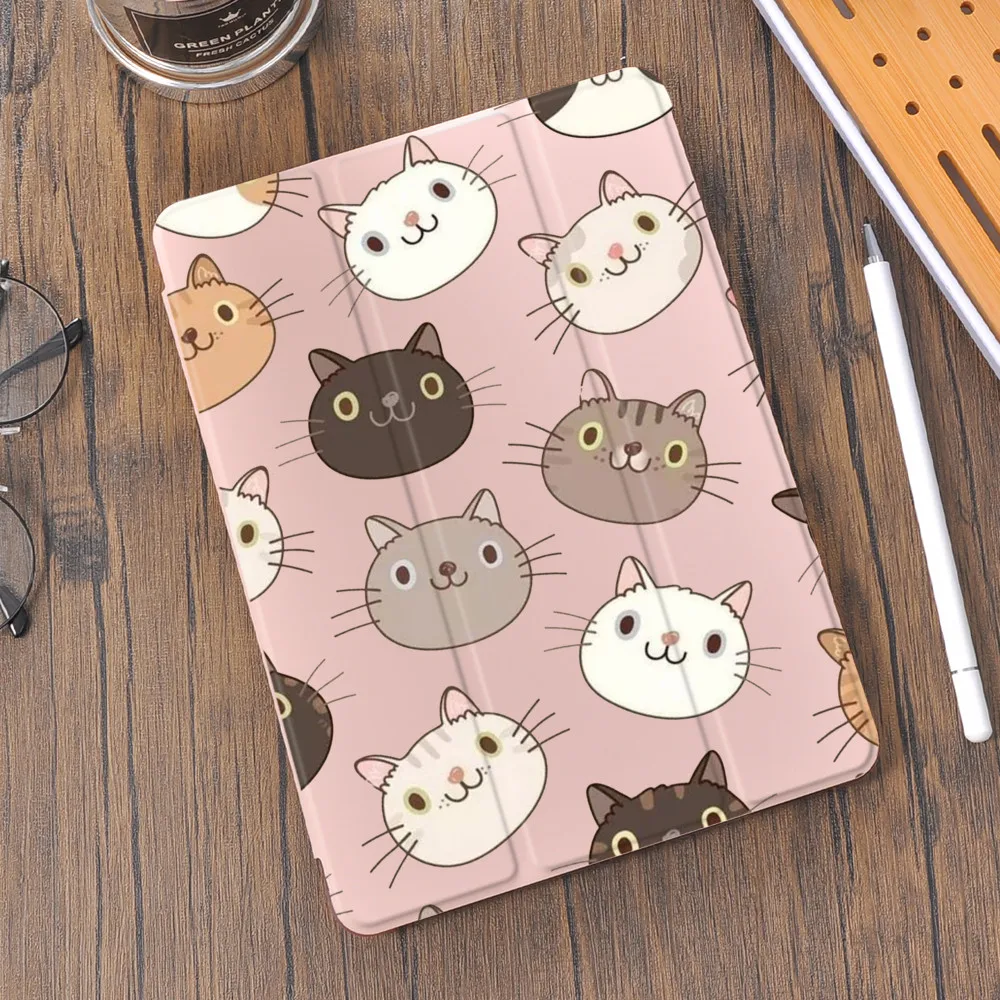 

Cute Animal for Air 4 iPad Case 9th 8th 2020 6th With Pencil Holder 10.2 7th Pro 12.9 11 2021 Mini 6 5 Cover Silicone Air 3 Case