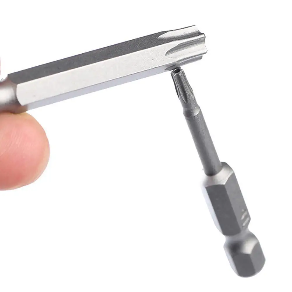 50/75/100/150 мм 1/4 &quotзащитные биты Torx с шестигранным хвостовиком T7 T8 T10 T15 T20 T25 T27 T30 T40