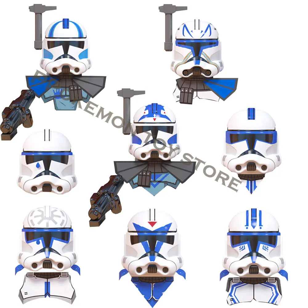 

Disney Clone Force 99 Bad Batch Trooper Kix Dogma Tup Hardcase Fives Jesse Rex Echo Doll Building Blocks MiniFigure Toys Gift