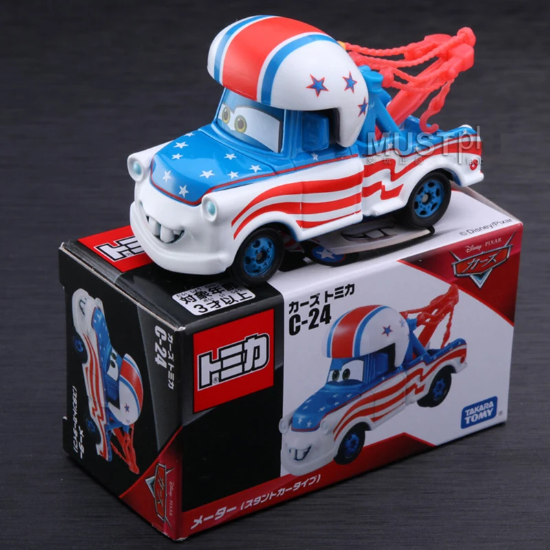 Фото Takara Tomy Cars Mater, национальный флаг, модель автомобиля из сплава, коллекция литья под давлением, подарок, дающий классический детский подарок, игрушки №2