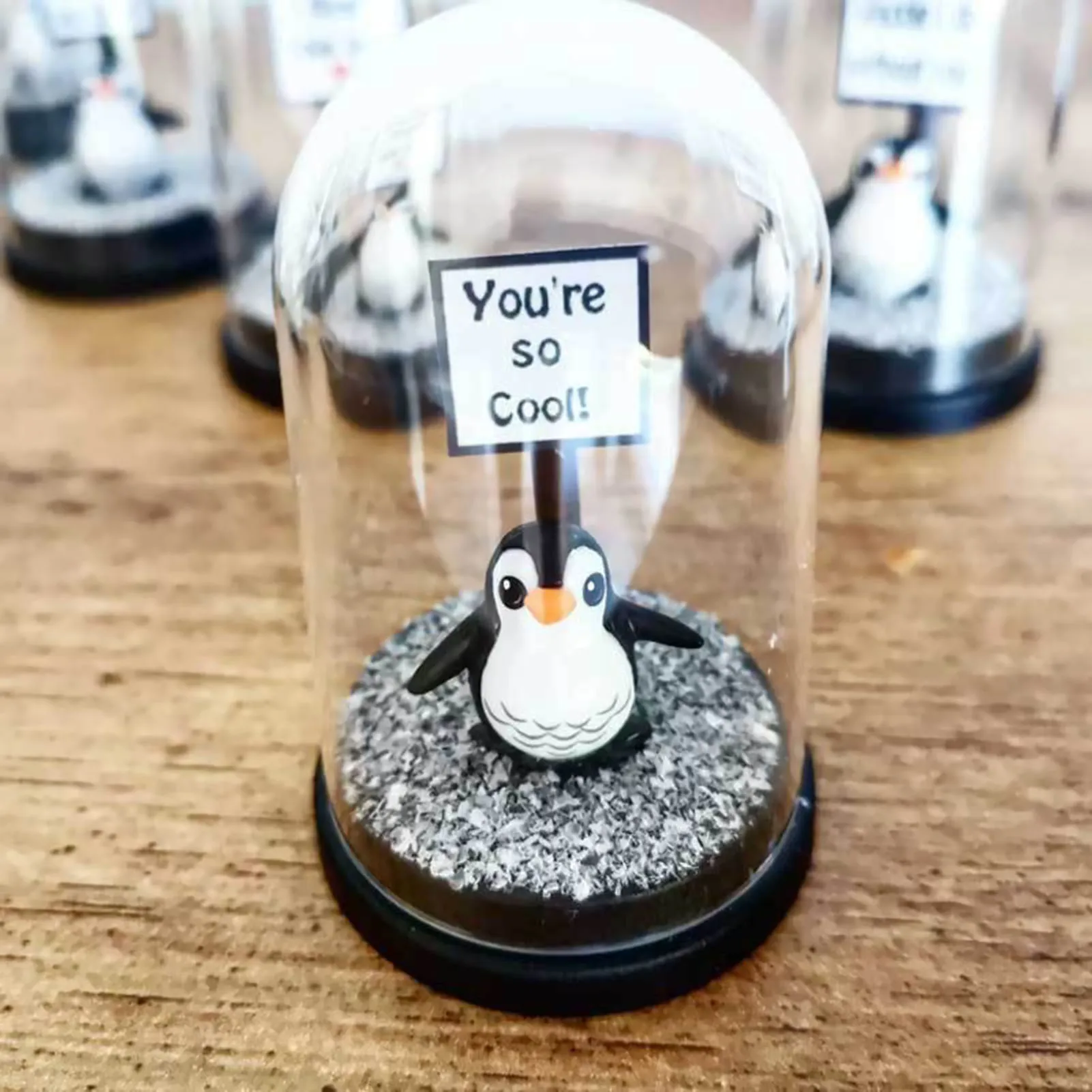

Mini Penguin Jar Desktop Crafts Ornament Cute Penguin Statue Birthday Gifts For Boys Girls Mini Penguin Bottle Ornament Decor