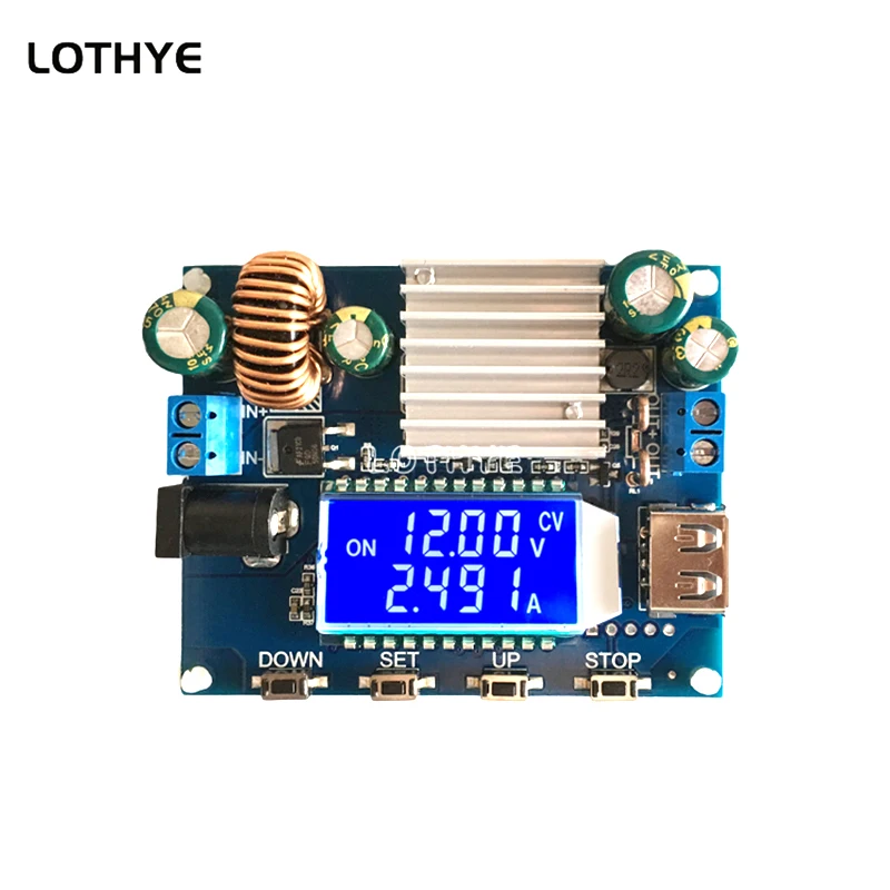 

DC-DC DC 5-30V to DC 0.6-30V 4A 35W Step Up/Down Boost Buck CC CV Regulated Adjustable Power Supply Module Solar Charger SK35L