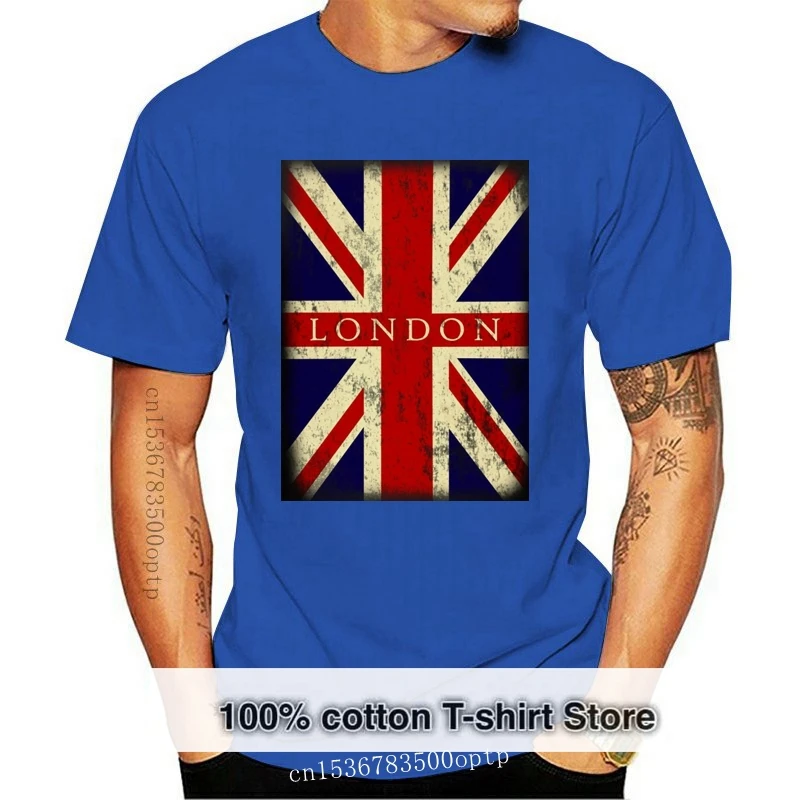 Лучшая винтажная Мужская футболка в английском стиле хлопковая низкая цена топ