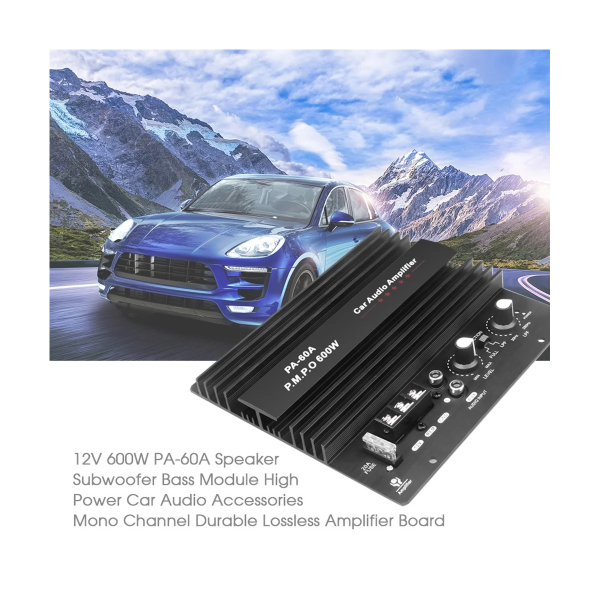 Усилитель мощности автомобильной аудиосистемы 12 В 600 Вт