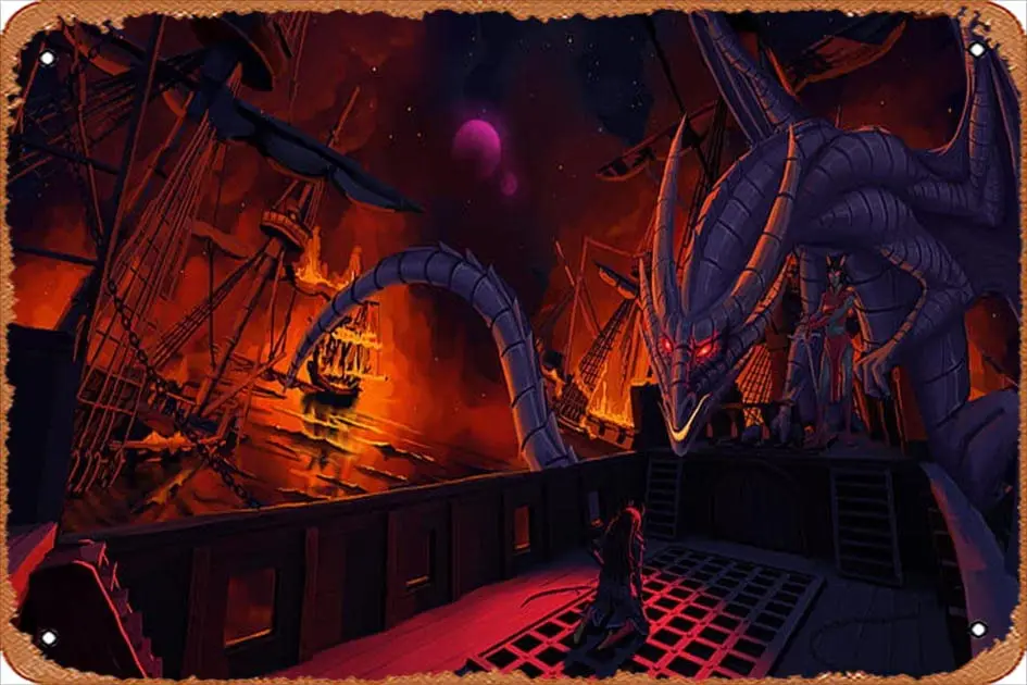 ASIOADWNA Homestuck Dragon HD иллюстрация серого дракона мультфильм/комикс Забавный жестяной