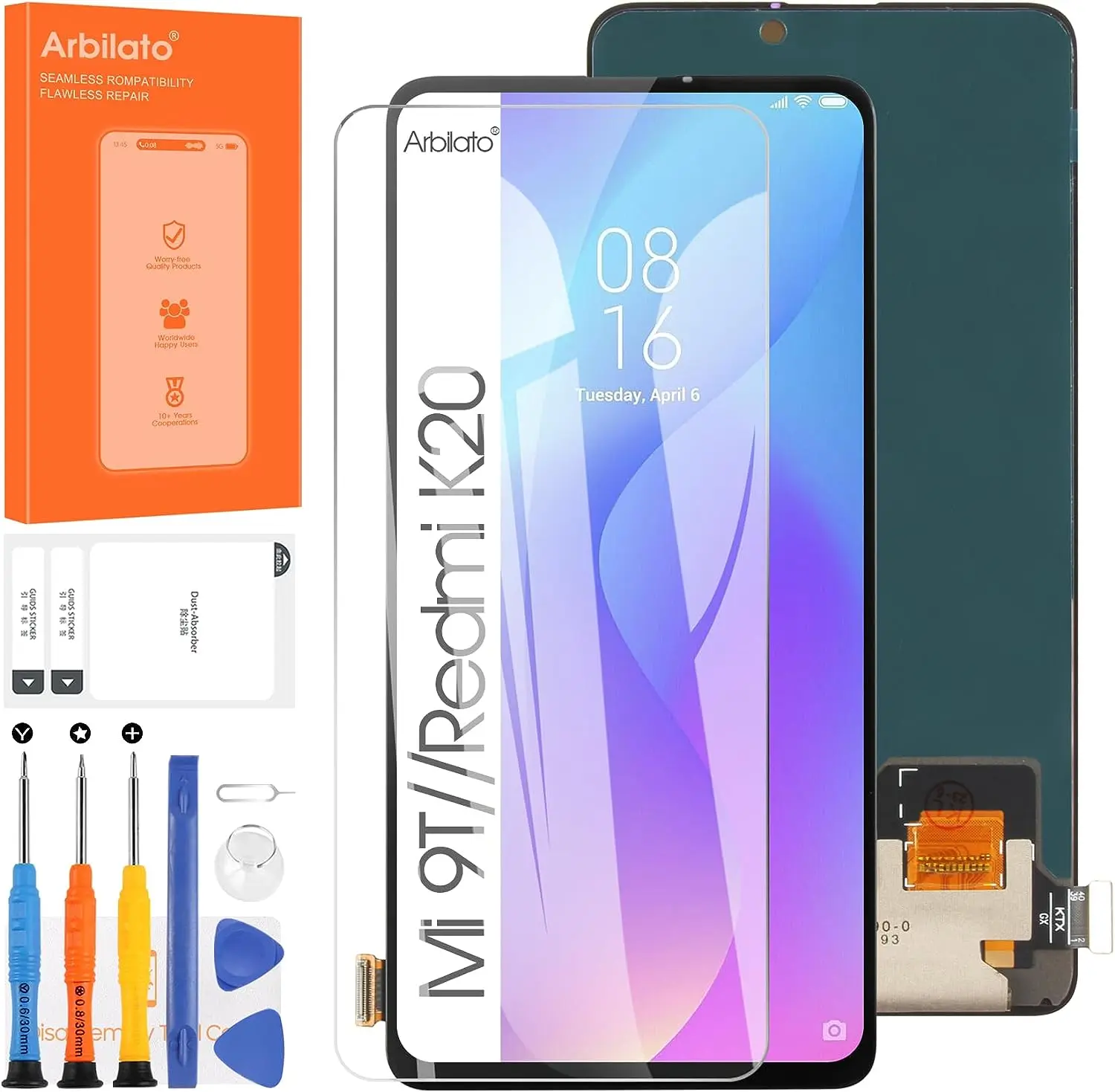 

Screen for Xiaomi Mi 9T Screen Replacement for Xiaomi Mi 9T Pro LCD Screen for Redmi K20 Touch Display Digitizer Assembly