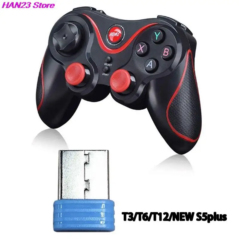 

1 Pc Blue Adapter USB Receiver Bluetooth-compatible 2.4G Wireless Gamepad Console Dongle For T3 / NEW S5 (Red) Game Controller