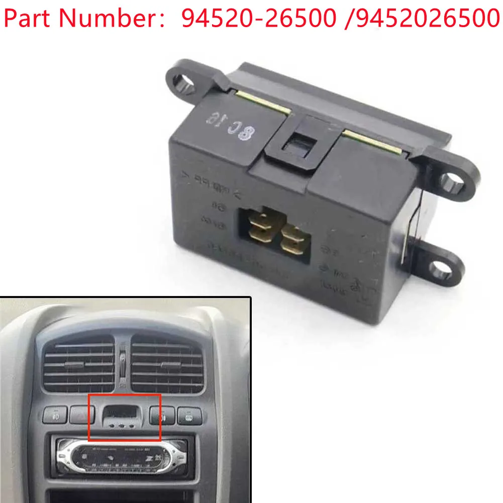 

Car Digital Clock Switch 9452026500 For Hyundai Santa Fe 2000-2006 94520-26500 Center Console Clock Switch Car Accessories