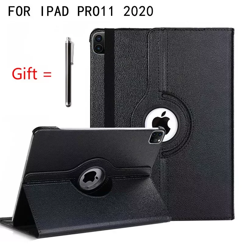 

for iPad Pro 11 Cover 2021/2020/2018 A2228 A2068 A2230 A2013 A1934 A1980 360 Degree Rotate Leather Smart Awake Sleep fundas