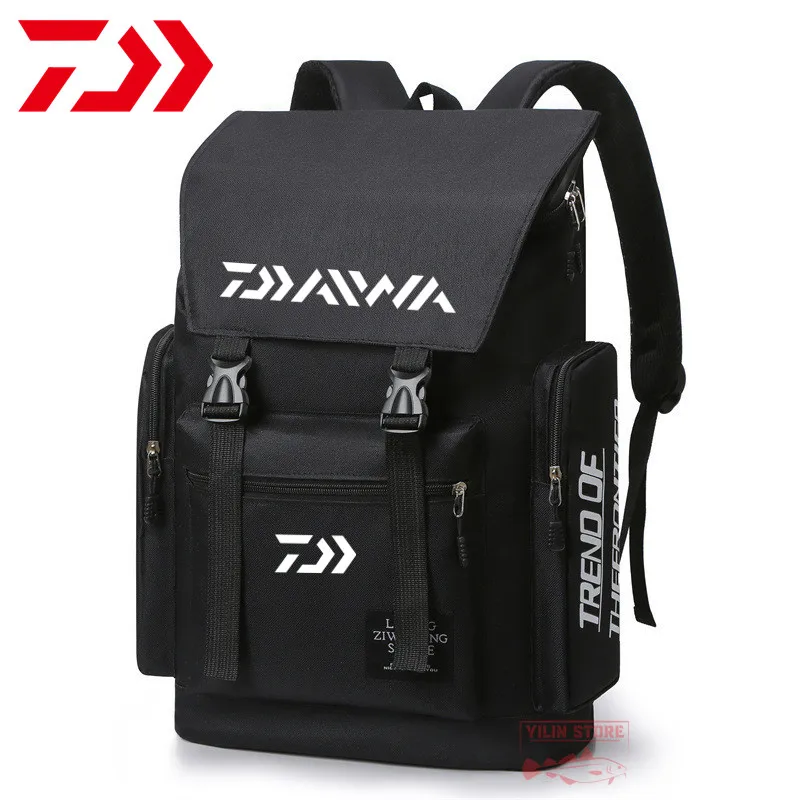 

Daiwa Fishing Backpack Men Women Outdoor Sports Breathable Wear-resistant Waterproof Fishing Bag Travel Camping Hiking Backpack