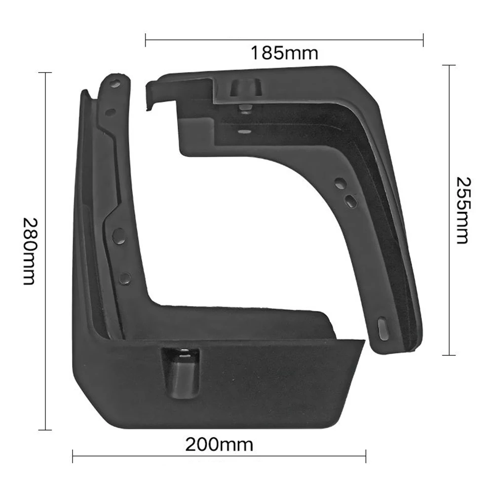 

4PCS Car Mud Flaps Splash Guards Mudflaps For Hyundai Accent 2016-2021 Car Interior Parts Fenders Car Accessories