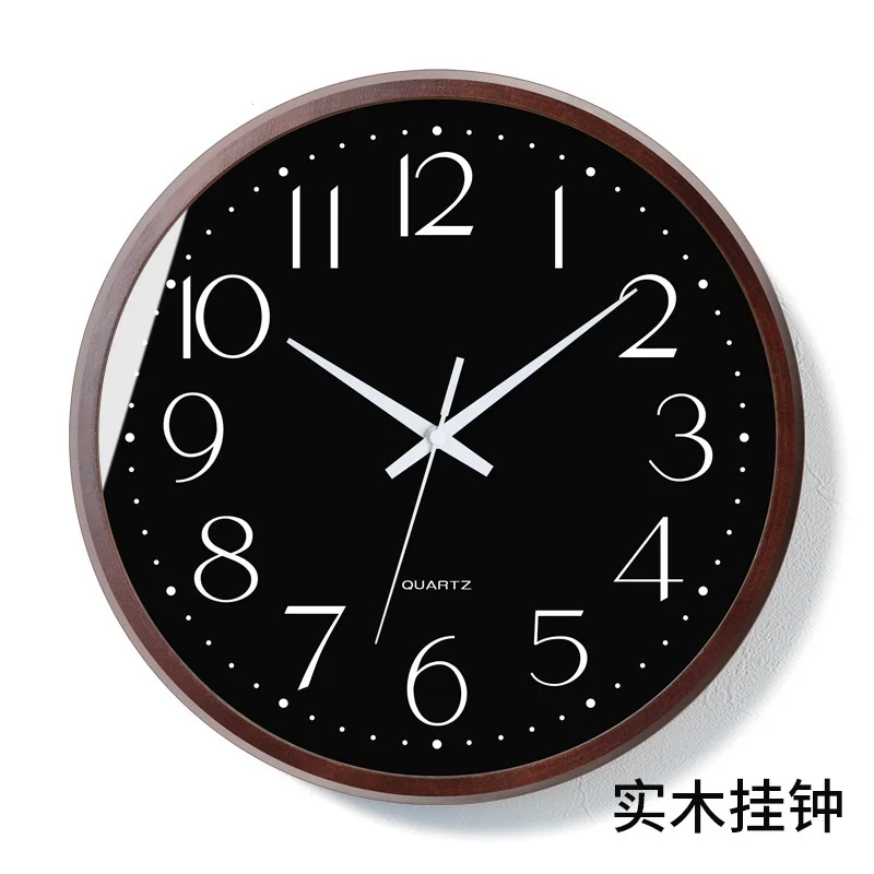 Настенные часы 21 см/8 дюймов простые бесшумные цифровые настенные без отверстий