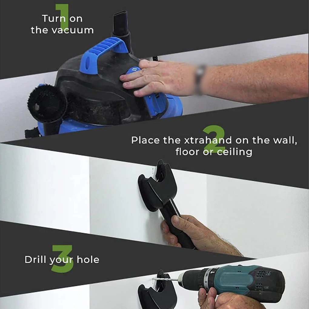 

Drilling Dust Collector Woodworking Debris Handsfree Collecting Tool Attachment for Vacuum