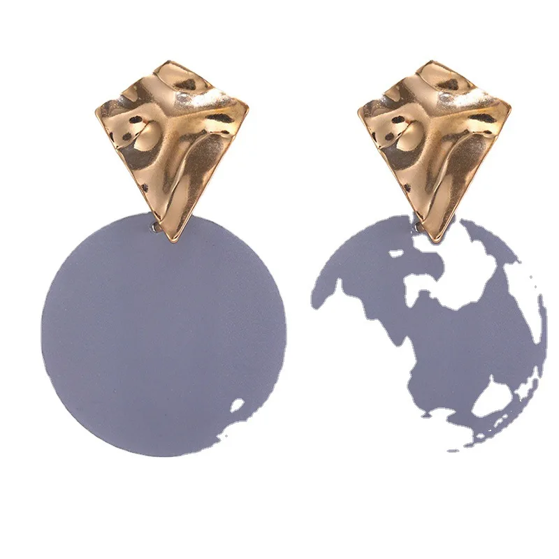 Золотые серьги KOUZHONGCHUAN