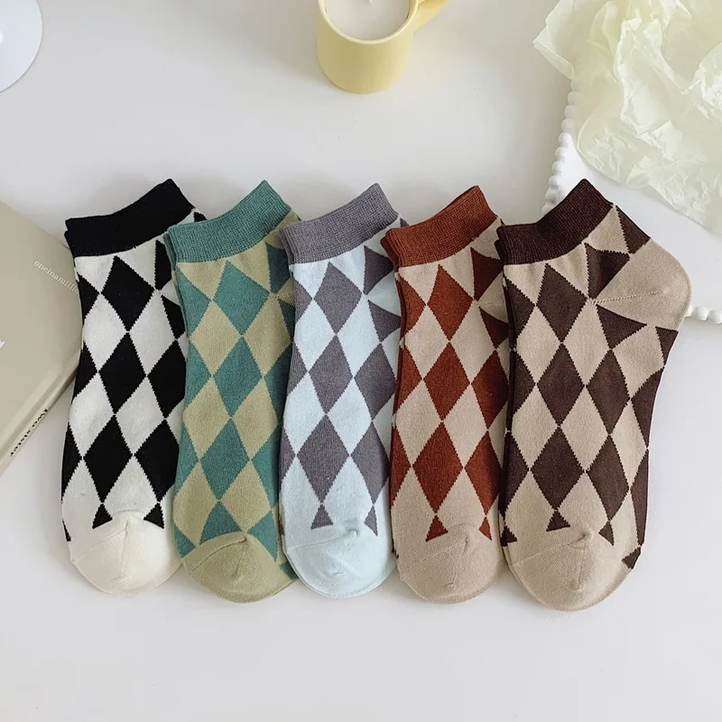 Весенние женские дизайнерские носки в стиле Харадзюку для женщин хлопковые с