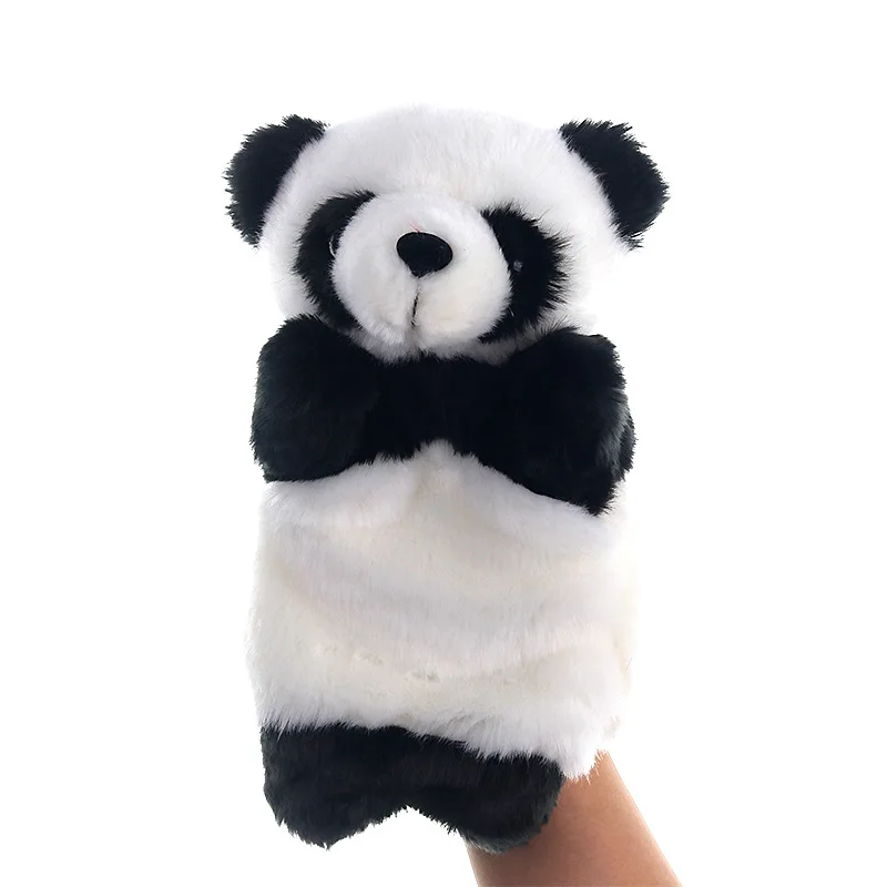 

Cartoon Simulation Giant Panda Plush Hand Puppet Creative Family Parent-child Interactive Game Storytelling Hand Puppet Props