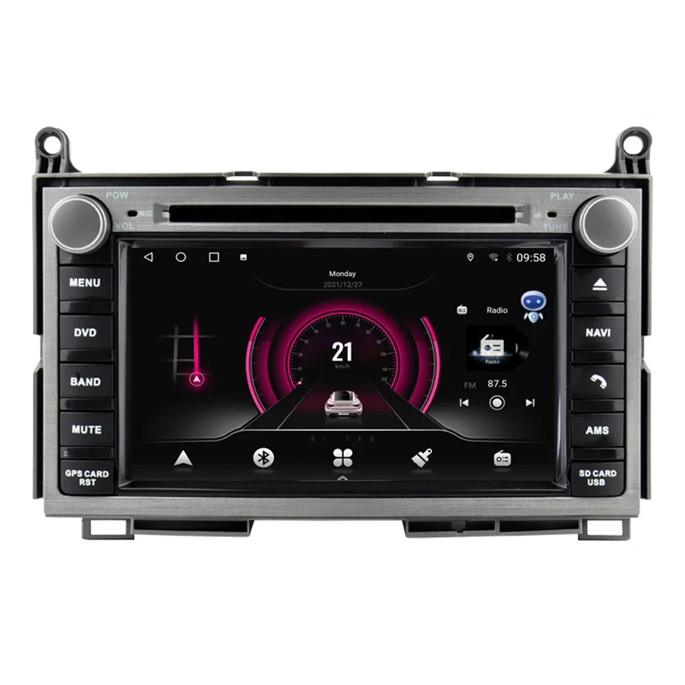 

Автомагнитола 2 DIN, Android 12, мультимедийный плеер для TOYOTA Venza 2008-2012-2023-2050