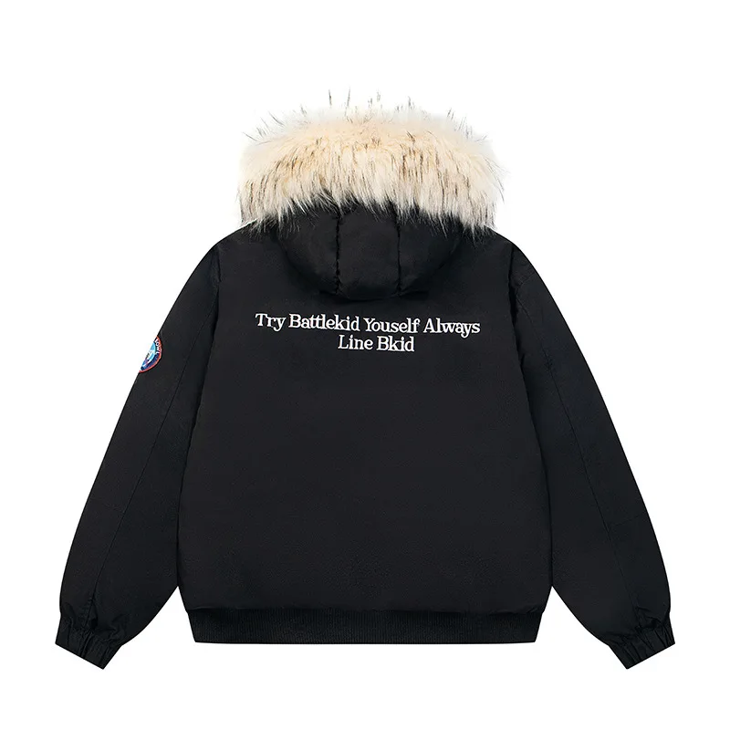 2024 зимнее стильное пальто для пар новая теплая хлопковая куртка