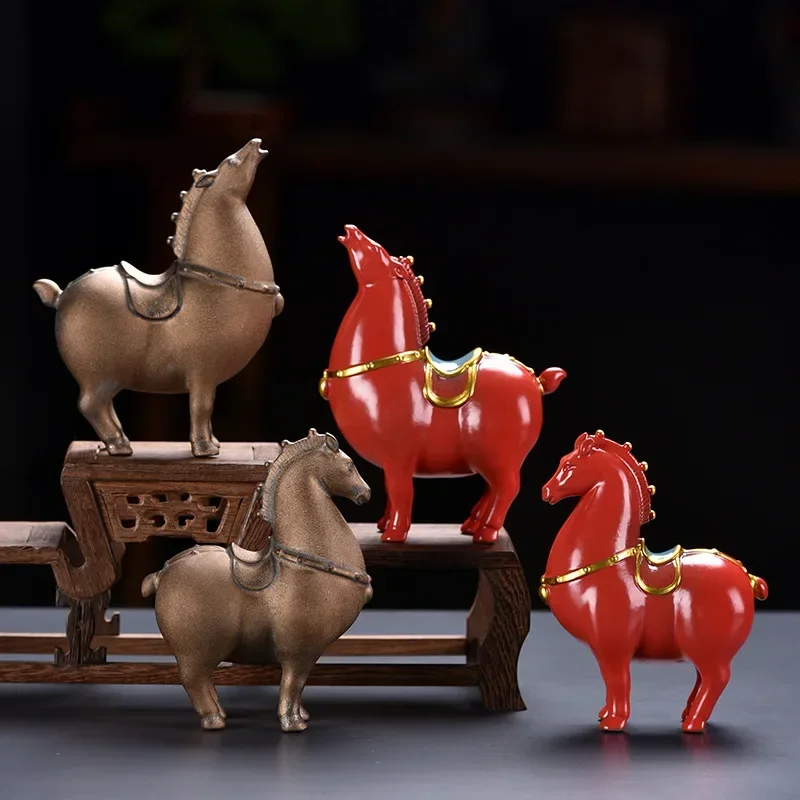 Lucky Mascot Tangma керамический орнамент для офиса гостиной спальни рабочего стола