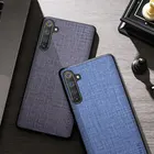 Чехол для Realme 6 6 Pro Премиум тканевая текстура Unti-Sctratch PU задняя крышка для oppo realme 6 pro защитный чехол для телефона бампер
