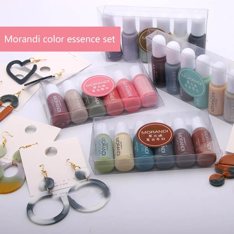 6 цветов в наборе цвет сделай сам эпоксидный пигмент искусственная смола жидкий