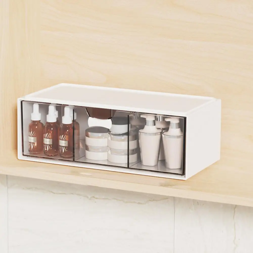 

Drawer Cosmetic Storage Box Capacity Dustproof Drawer Cosmetic Storage Box for Makeup Office Supplies Organization Countertop