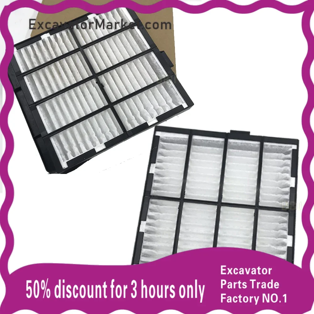 Для экскаватора E307 312 313 320 324 326 334 336 339D Экскаватор Фильтр для кондиционера Сетка