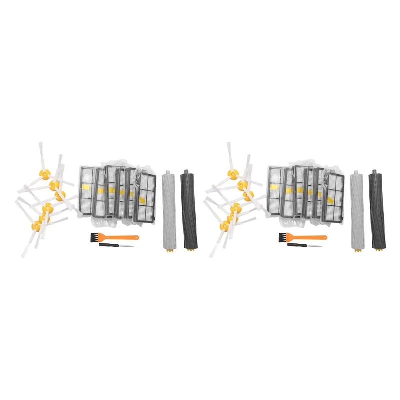 

For Irobot Roomba 860 870 880 890 960 980 990 Vacuum Cleaner,12 Filter,12 Side Brush,2 Debris Extractor In The Accessory