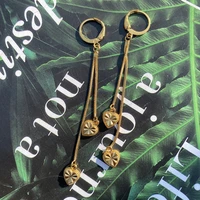 women earringsfashion flower earrings 24k gold color for womenearringswomen jewelryshear earrings