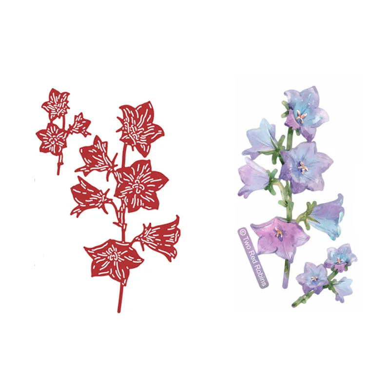 

Chimney Bellflower Metal Cutting Dies For Diy Scrapbooking Crafts Maker Photo Album Template Handmade Decoration 2022 New