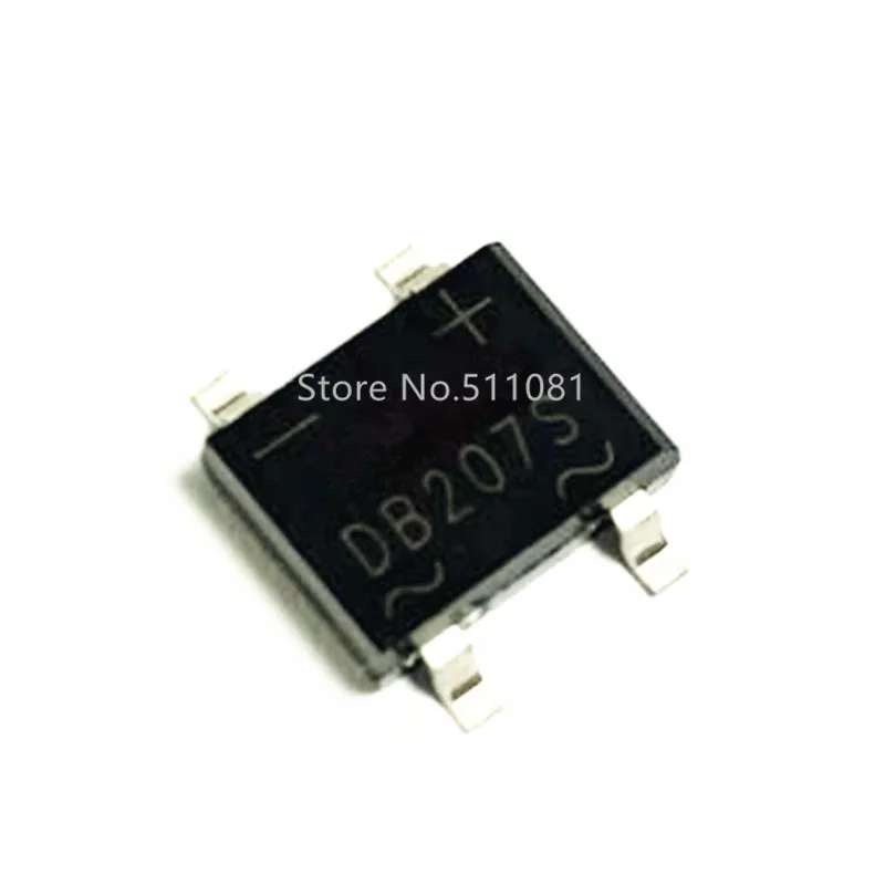 100 шт. B207S DB207 SOP-4 DB107S DB107